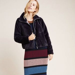 Anthropologie Natasha Faux Fur Jacket